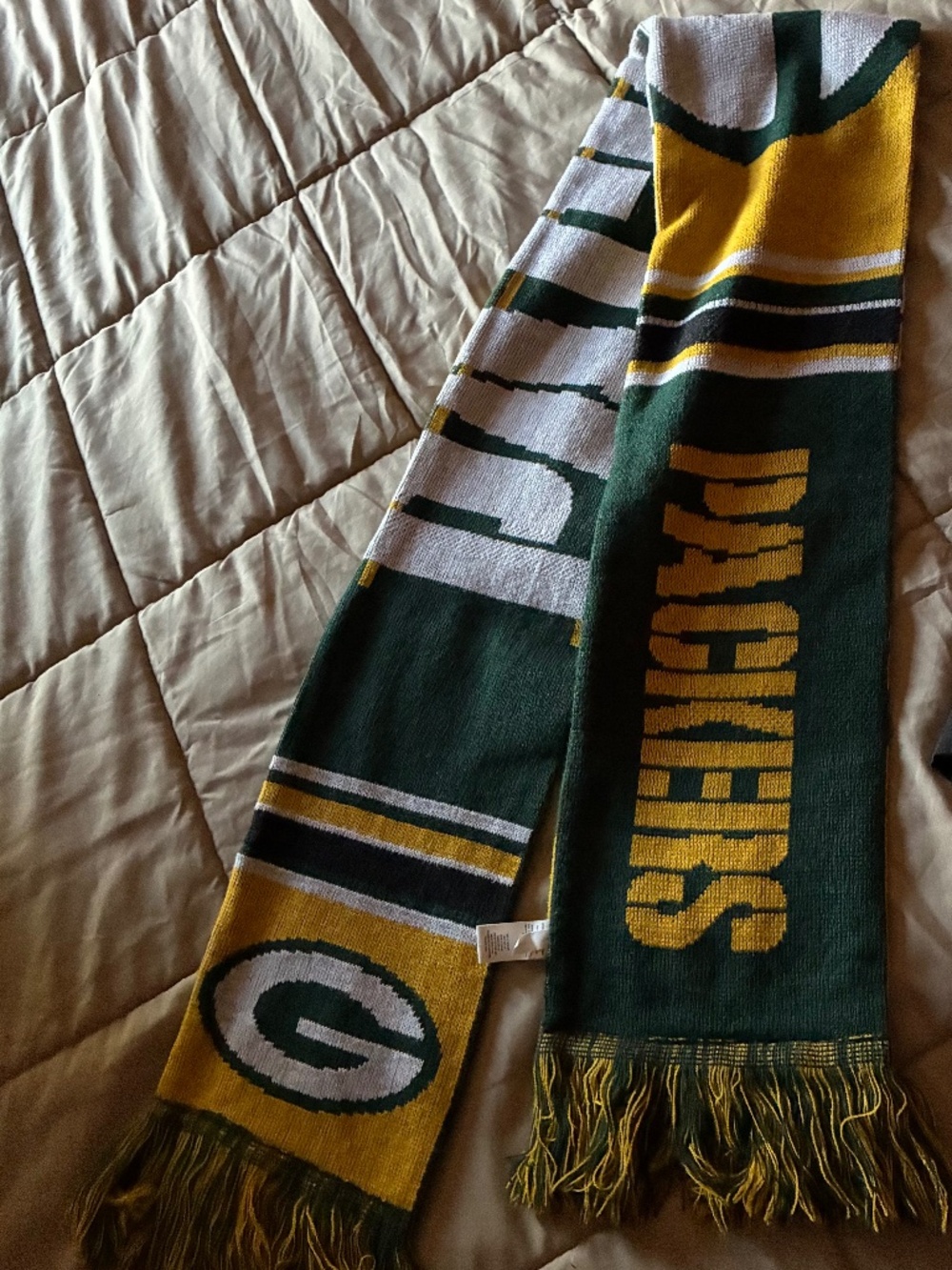 Green Bay Packer scarf